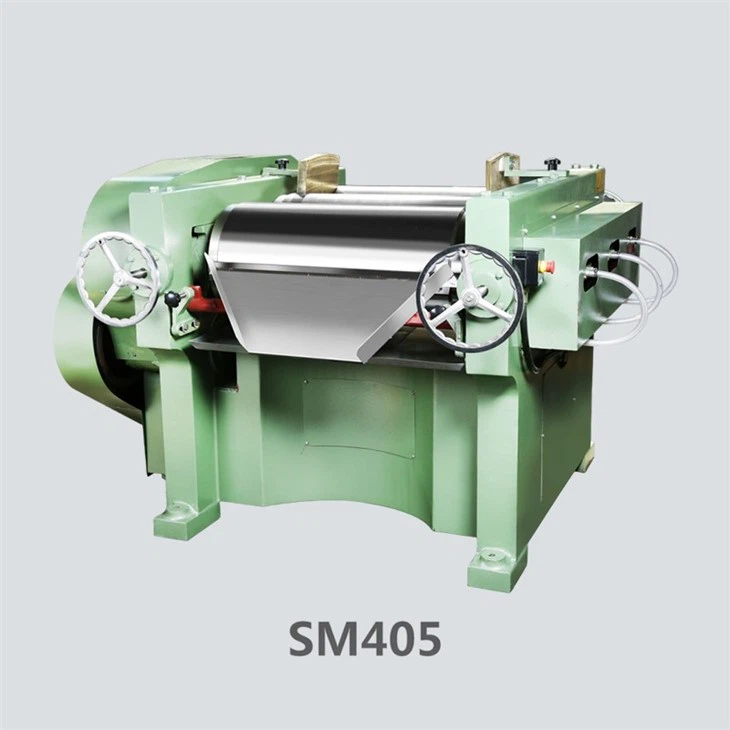 S basic manual steel three roll mill